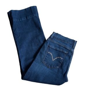 Levi’s Perfectly Slimming 512 bootcut dark wash denim jeans size 8